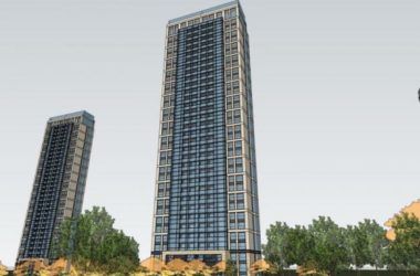 Sketchup住宅模型|超高层住宅楼，现代风格-BIM建筑网