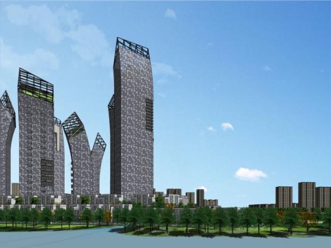 Sketchup住宅模型|超高层住宅，现代风格