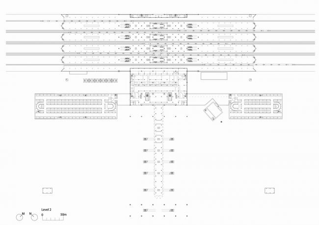 BIM建筑|雄伟钢柱支持树状构造：哈拉曼高铁站 / 福斯特合股人建筑事务所