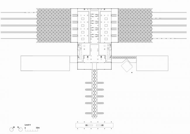 BIM建筑|雄伟钢柱支持树状构造：哈拉曼高铁站 / 福斯特合股人建筑事务所