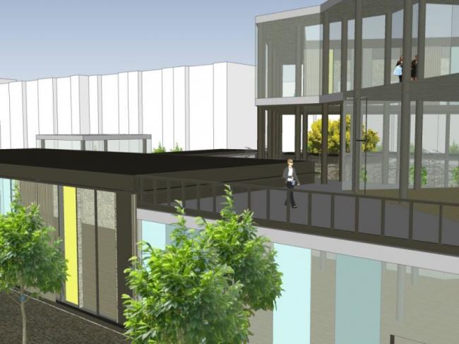 Sketchup商业模型|多层商业建筑，现代风格