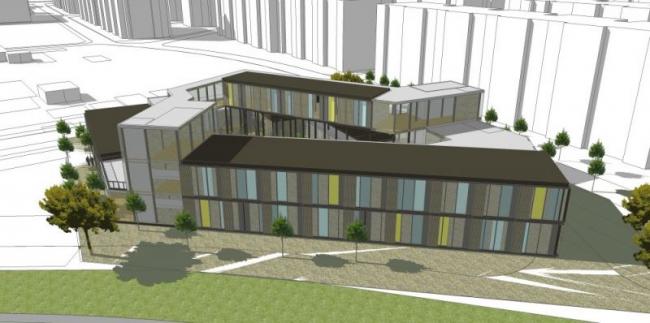 Sketchup商业模型|多层商业建筑，现代风格