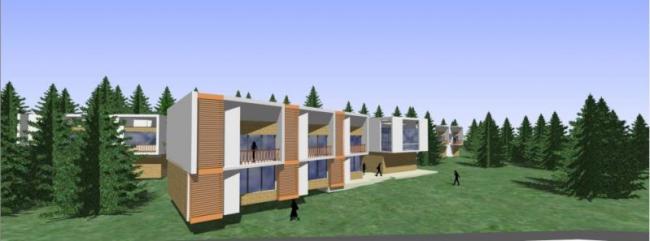 Sketchup商业模型|低层会所，现代风格