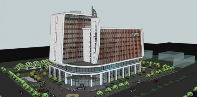 Sketchup酒店模型|高层酒店，现代风格