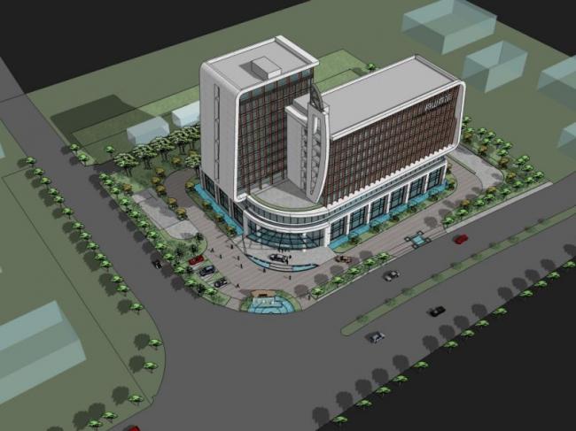 Sketchup酒店模型|高层酒店，现代风格