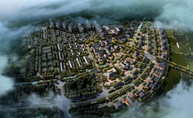 Sketchup综合体模型|多层综合体，商业，住宅，酒店，中式风格