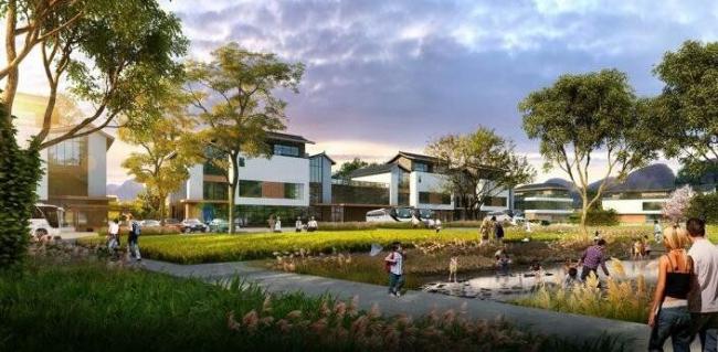 Sketchup综合体模型|多层综合体，商业，住宅，酒店，中式风格