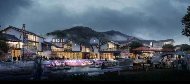 Sketchup综合体模型|多层综合体，商业，住宅，酒店，中式风格