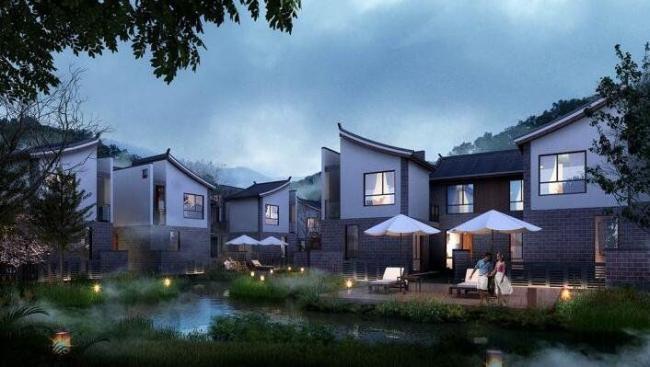 Sketchup综合体模型|多层综合体，商业，住宅，酒店，中式风格