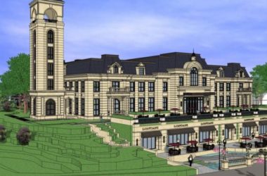 Sketchup商业模型|多层售楼处，法式风格-BIM建筑网