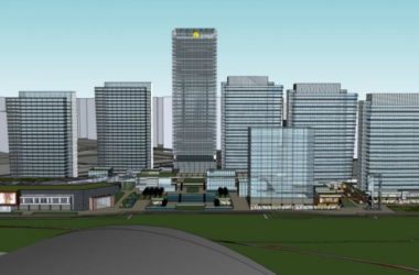 Sketchup综合体模型|多高层商业综合体，办公楼，酒店，住宅，现代风格-BIM建筑网