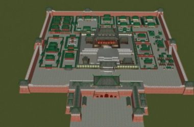 Sketchup古建筑模型|多层宫殿，中式风格，古建-BIM建筑网