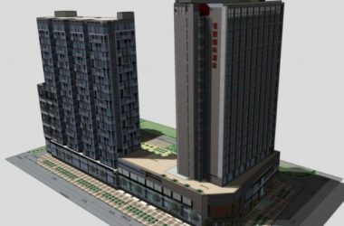 Sketchup酒店模型|高层酒店，现代风格-BIM建筑网