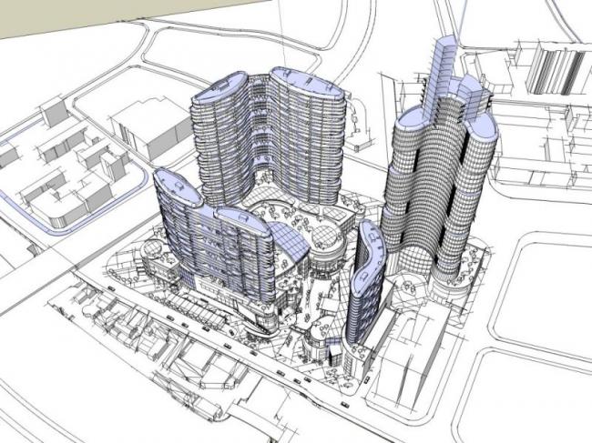 Sketchup酒店模型|超高层酒店，现代风格