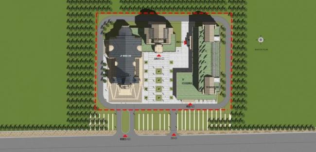 Sketchup文化模型|多层天主教堂，文化建筑，欧式风格，古典风格