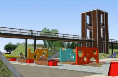 Sketchup景观模型|街头景观，公园景观，现代风格-BIM建筑网