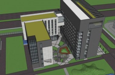 Sketchup办公模型|多层办公楼，现代风格-BIM建筑网