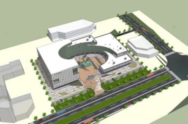 Sketchup办公模型|多层工业园，办公区，现代风格-BIM建筑网