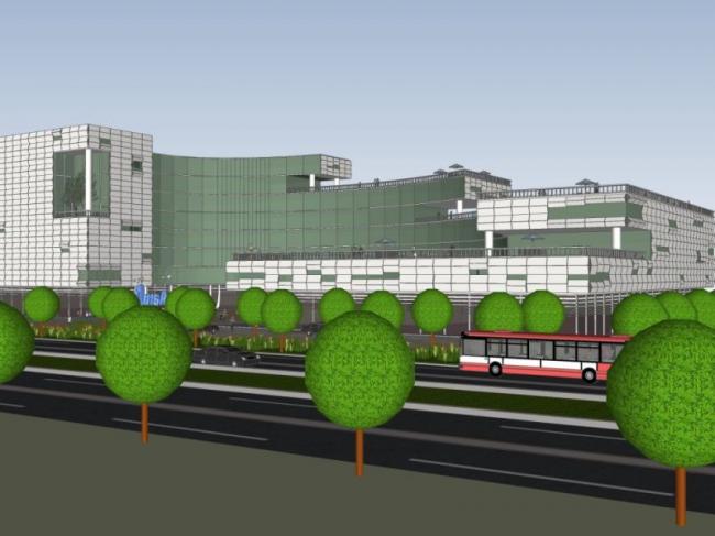 Sketchup办公模型|多层工业园，办公区，现代风格