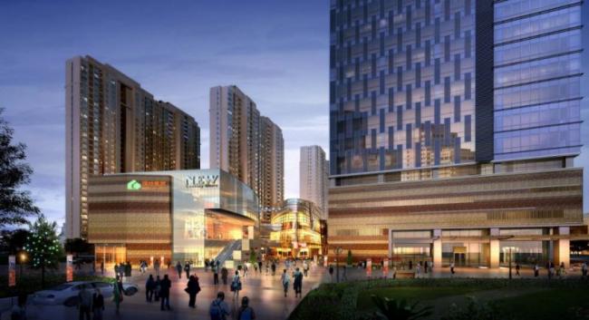 Sketchup综合体模型|超高层办公楼，商业综合体，酒店，现代风格