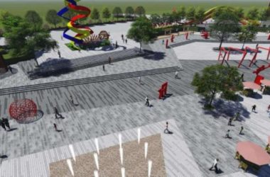 Sketchup景观模型|街道景观，公园景观，现代风格-BIM建筑网