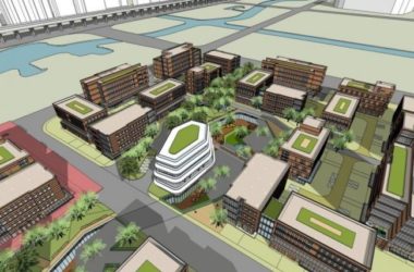 Sketchup办公模型|多层办公区，现代风格-BIM建筑网