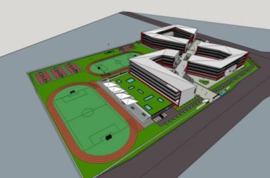 Sketchup学校模型|多层学校，校园教育建筑，现代风格-BIM建筑网