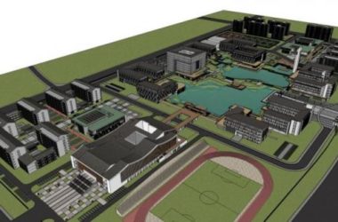 Sketchup学校模型|多层学校，校园教育建筑，现代风格-BIM建筑网