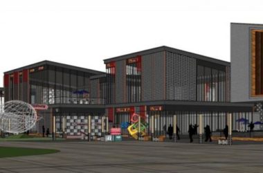 Sketchup商业模型|多层商业中心，现代风格-BIM建筑网