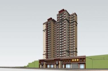 Sketchup住宅模型|高层住宅，藏式风格-BIM建筑网