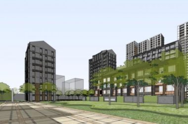 Sketchup住宅模型|超高层小区住宅楼，现代风格-BIM建筑网