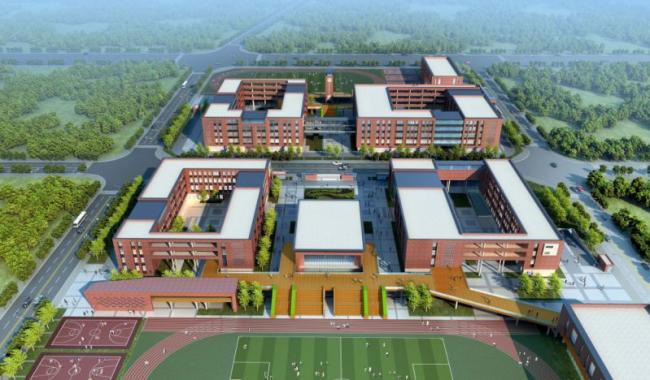 Sketchup学校模型|多层学校，校园教育建筑，现代风格