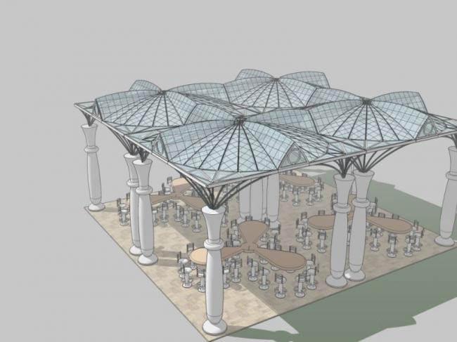 Sketchup小品模型|亭子，欧式风格，小品，古典风格