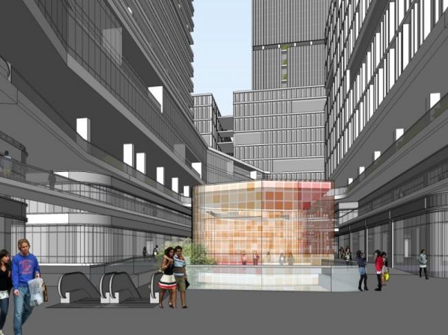 Sketchup办公模型|超高层办公楼，现代风格