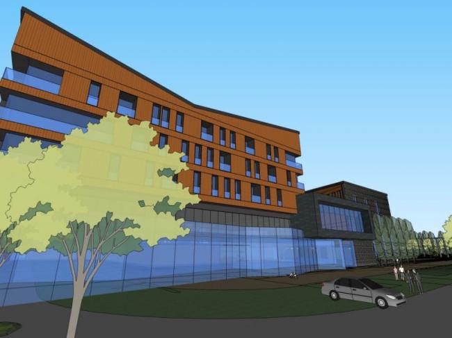 Sketchup商业模型|多层商业街，现代风格