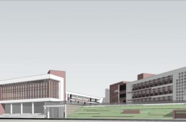 Sketchup学校模型|多层小学学校，校园教育建筑，现代风格-BIM建筑网
