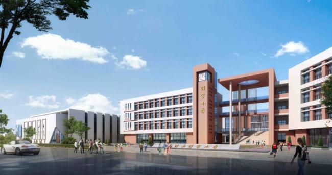 Sketchup学校模型|多层小学学校，校园教育建筑，现代风格