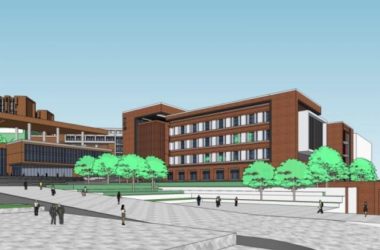 Sketchup学校模型|多层教学楼学校，校园教育建筑，现代风格-BIM建筑网