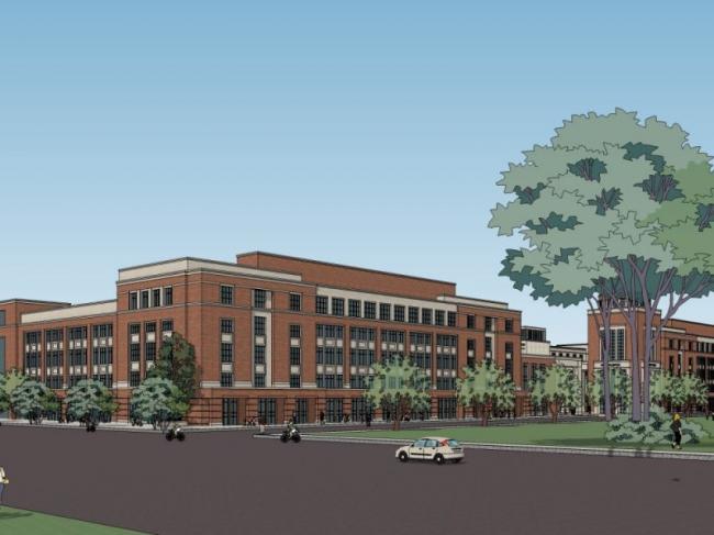 Sketchup学校模型|多层小学学校，校园教育建筑，古典风格