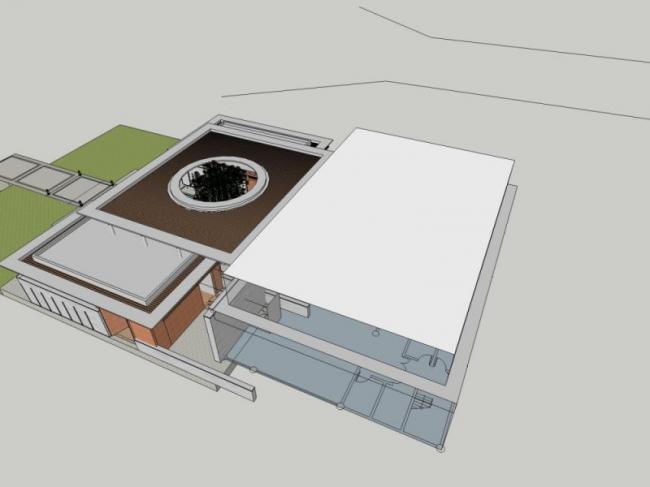 Sketchup商业模型|低层售楼处，现代风格