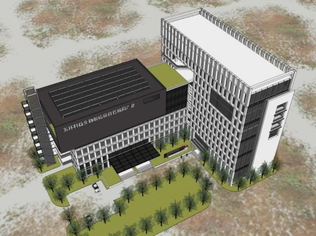 Sketchup办公模型|高层办公楼，现代风格