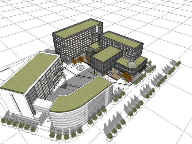 Sketchup酒店模型|多层酒店，现代风格