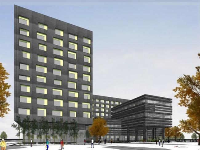 Sketchup酒店模型|多层酒店，现代风格