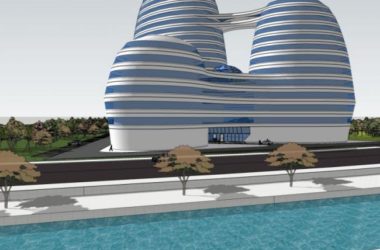 Sketchup酒店模型|多层酒店，现代风格-BIM建筑网