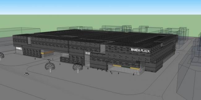 Sketchup商业模型|多层商场，现代风格