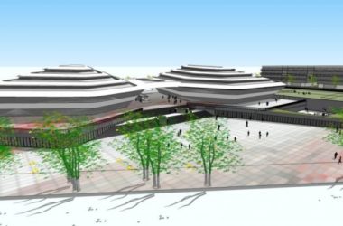 Sketchup学校模型|多层大学学校，校园教育建筑，现代风格-BIM建筑网