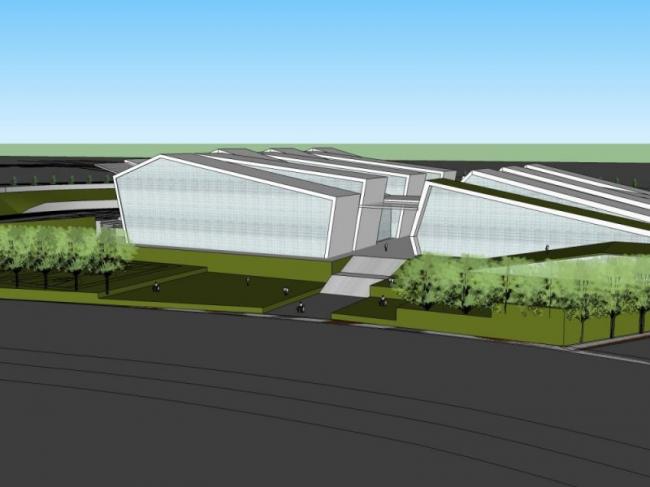 Sketchup体育馆模型|多层体育馆，现代风格