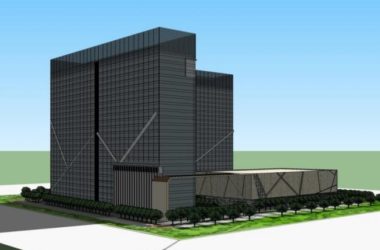 Sketchup办公模型|高层办公楼，现代风格-BIM建筑网