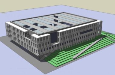 Sketchup体育馆模型|多层体育馆，现代风格-BIM建筑网