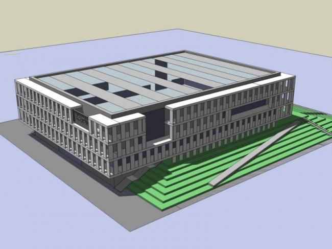 Sketchup体育馆模型|多层体育馆，现代风格